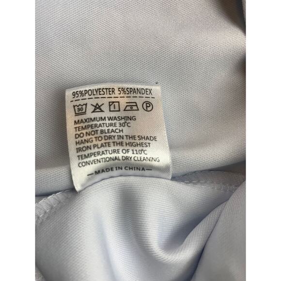 Sports Essentials Men's S White Blue‎ Navy Full Zip Up Athletic Track Jacket - Picture 4 of 9